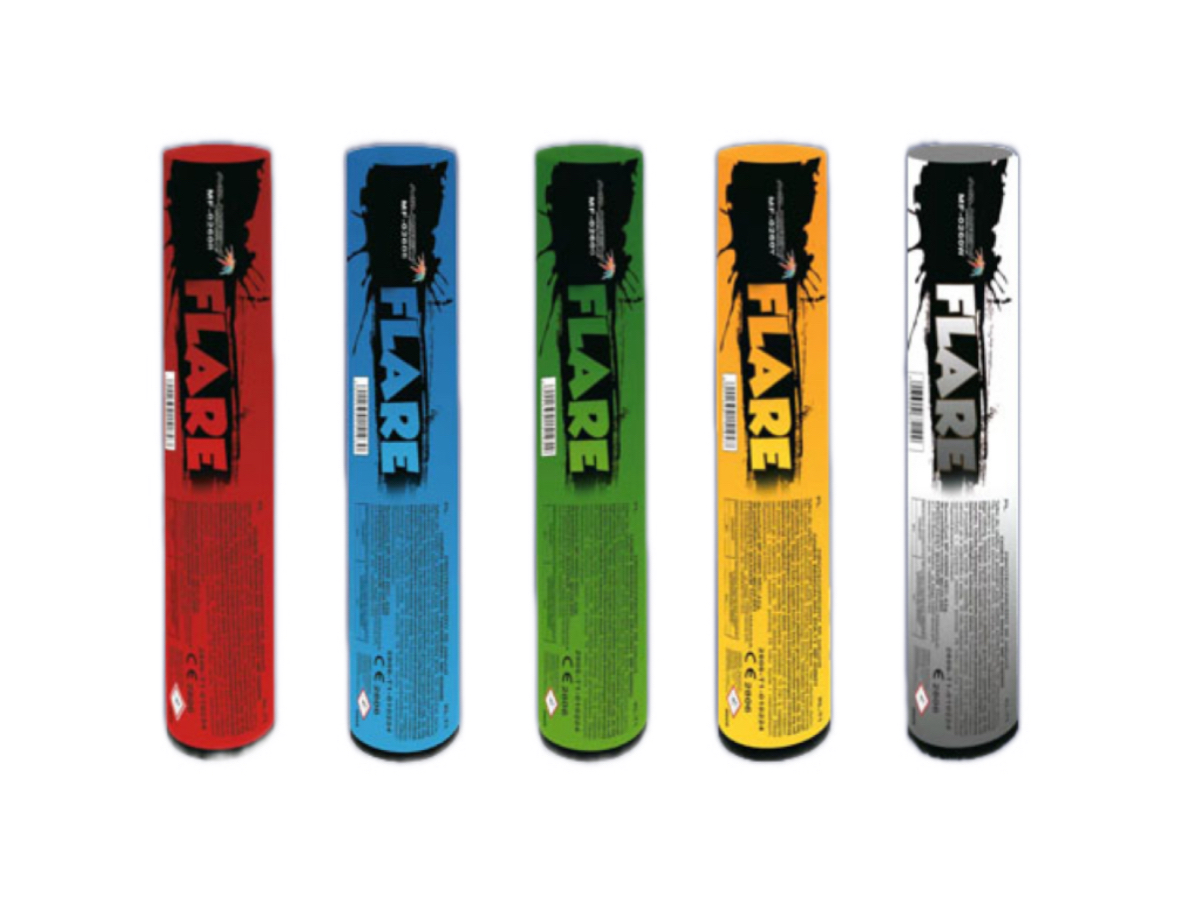 60' Flame (RedBlueGreenYellowWhite)